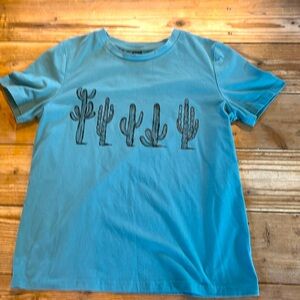 XS SHEIN turquoise shirt